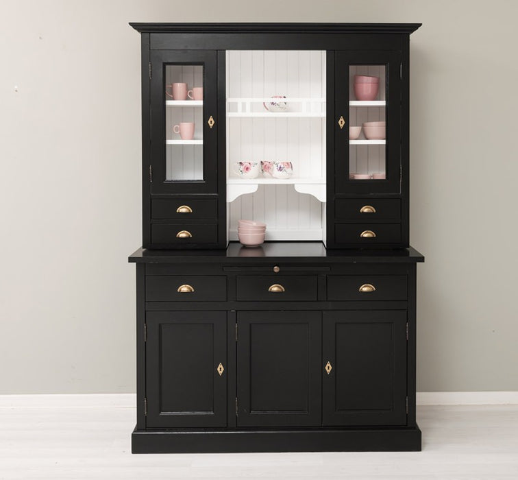 Küchen- und Buffetschrank aus massiver Eiche im Landhausstil in vielen Farben