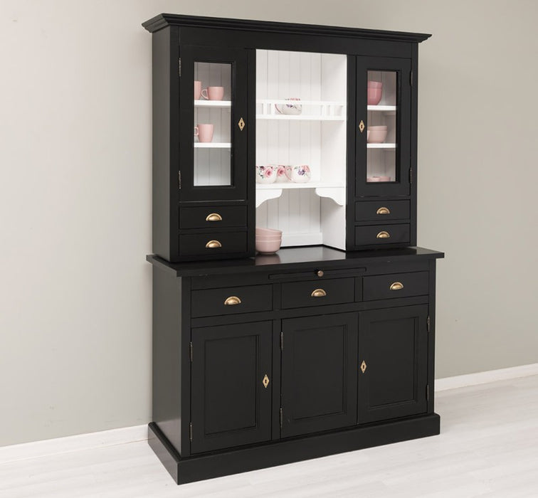 Küchen- und Buffetschrank aus massiver Eiche im Landhausstil in vielen Farben
