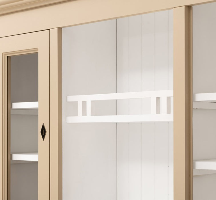 Küchen- und Buffetschrank aus massiver Eiche im Landhausstil in vielen Farben