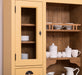 Küchen- und Buffetschrank aus Massivholz im Landhausstil - Gebürstet | Blau