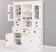 Küchen- und Buffetschrank aus Massivholz im Landhausstil -
