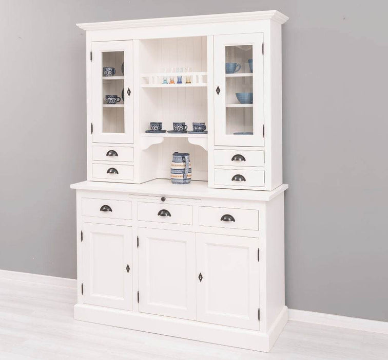Küchen- und Buffetschrank aus Massivholz im Landhausstil -