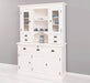 Küchen- und Buffetschrank aus Massivholz im Landhausstil -