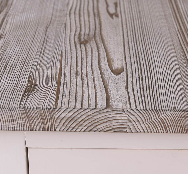 Kücheneckschrank aus Massivholz - Eckschrank mit Rondelloption -