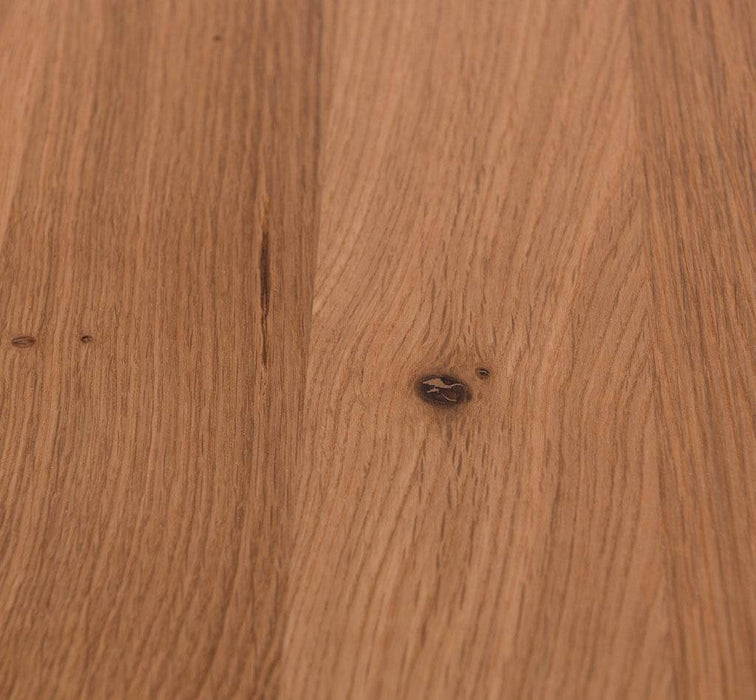 Kücheneckschrank mit Eichenarbeitsplatte - Eckrondell für Pfannen und Töpfe - Eckschrank -