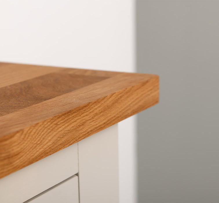 Küchenmodul aus Massivholz | 2- türig mit 3 Schubladen