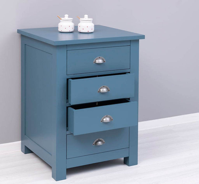 Küchenmodul aus Massivholz mit 4 Schubladen -