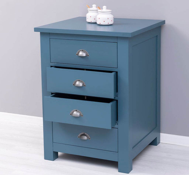 Küchenmodul aus Massivholz mit 4 Schubladen -