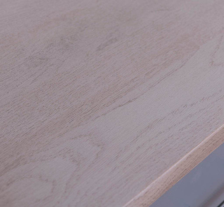 Küchenzeile aus Massivholz Blau Backofenschrank Hängeschrank Spülbecken Vorratsschrank B | Massivholzküche -