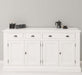Landhaus-Sideboard-aus-Massivholz--_-Kommode-mit-4-Schubladen-und-4-Tueren-front-weiß