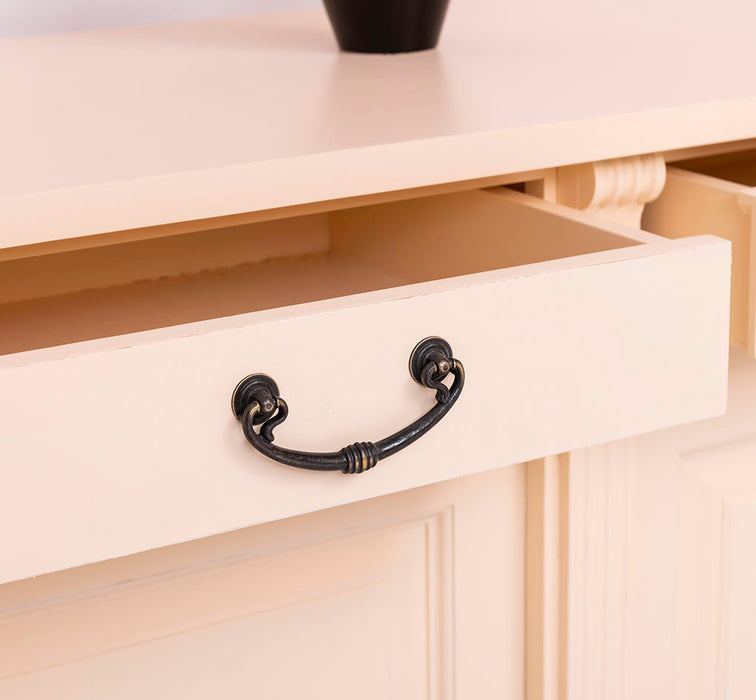 Landhaus Sideboard aus Massivholz  | Kommode mit 4 Schubladen und 4 Türen