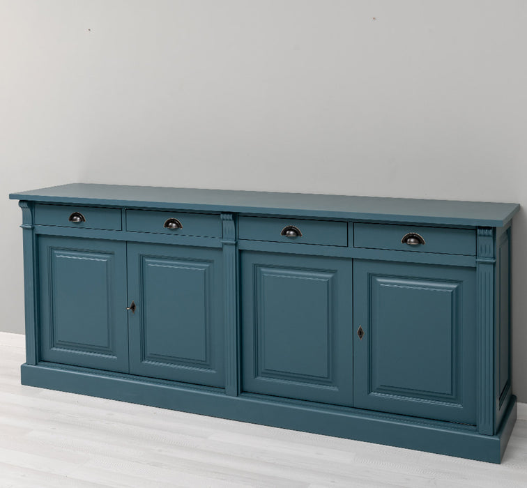 Landhaus Sideboard aus Massivholz  | Kommode mit 4 Schubladen und 4 Türen