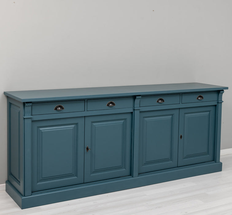 Landhaus Sideboard aus Massivholz  | Kommode mit 4 Schubladen und 4 Türen