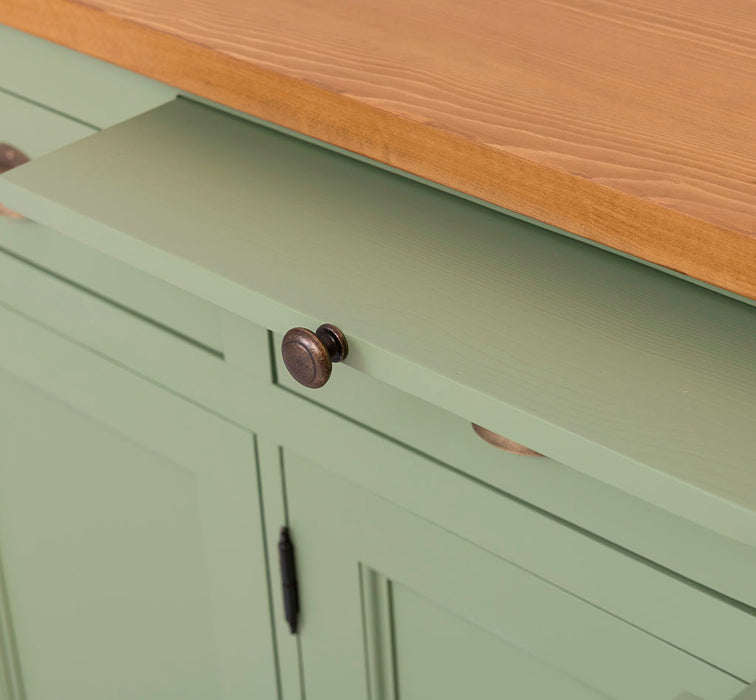 Landhaus Sideboard aus Massivholz im Landhausstil mit 3 Schubladen und Türen