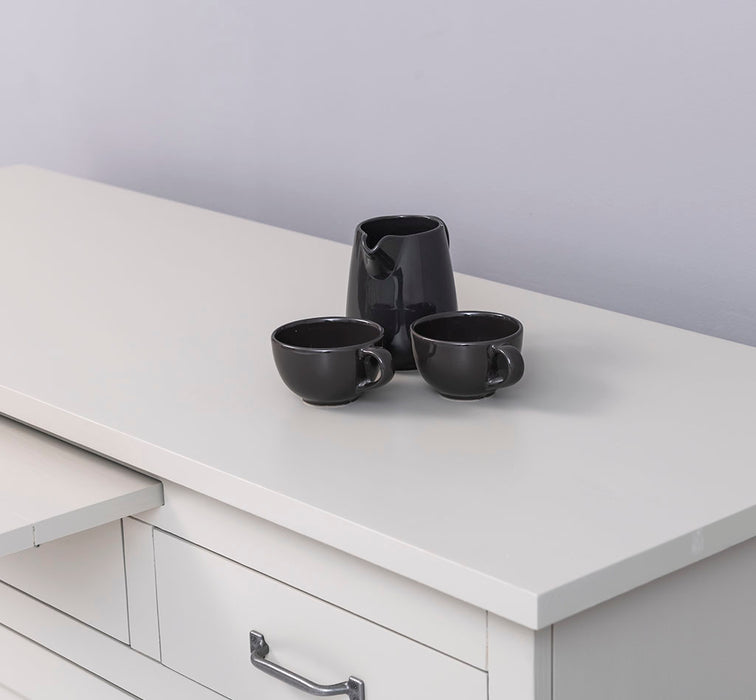 Landhaus Sideboard aus Massivholz im Landhausstil mit 3 Schubladen und Türen