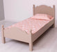 Landhausbett mit geschwungenem Kopf- und Fußteil | Stabiles Kinderbett - Weiß / 90 x 200
