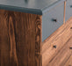 Landhauskommode aus Massivholz - Sideboard mit 5 Schubladen - Gewachst | Gelb