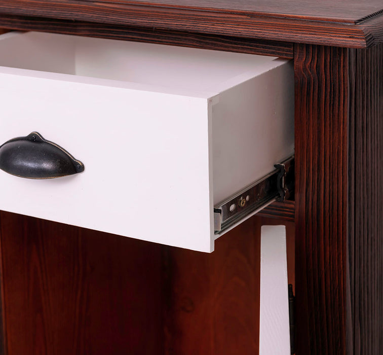 Landhauskommode aus Massivholz mit Schuhschrank - in verschiedenen Farben