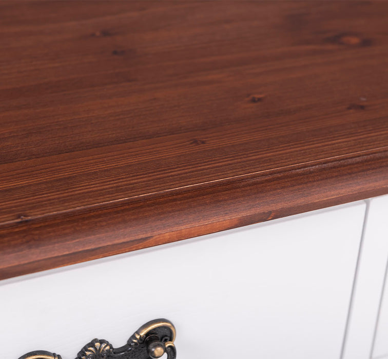 Landhauskommode aus Massivholz mit Schuhschrank - in verschiedenen Farben