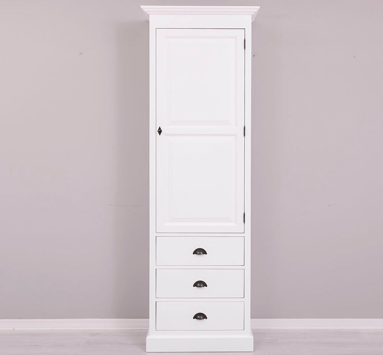 Massiver Handtuchschrank mit drei Schubladen & 3 Einlegeböden