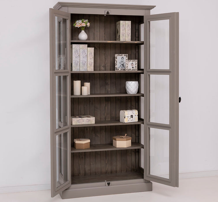 Massiver Schaukasten mit externem Verschlusssystem | Bücherregal | Vitrine