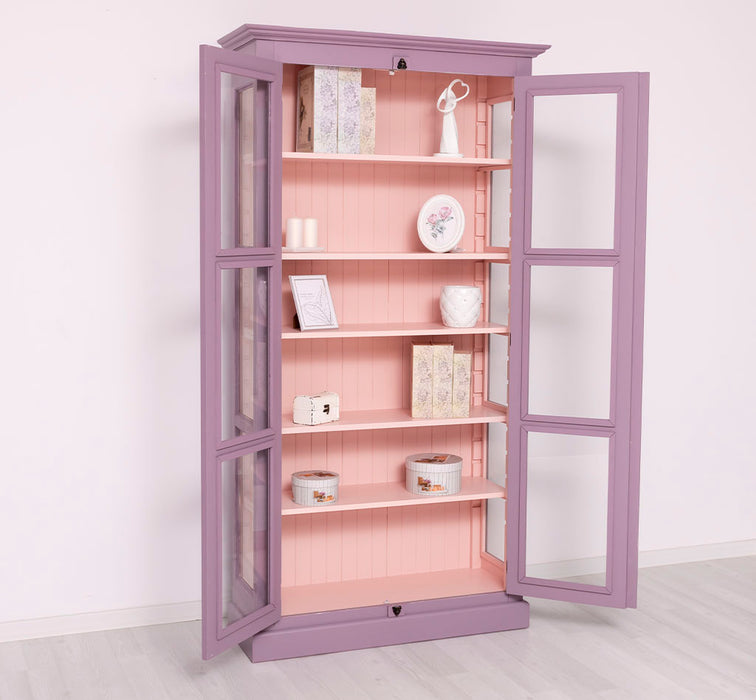 Massiver Schaukasten mit externem Verschlusssystem | Bücherregal | Vitrine