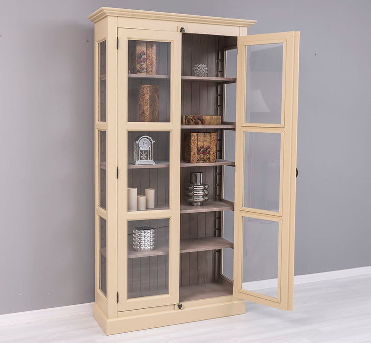 Massiver Schaukasten mit externem Verschlusssystem | Bücherregal | Vitrine