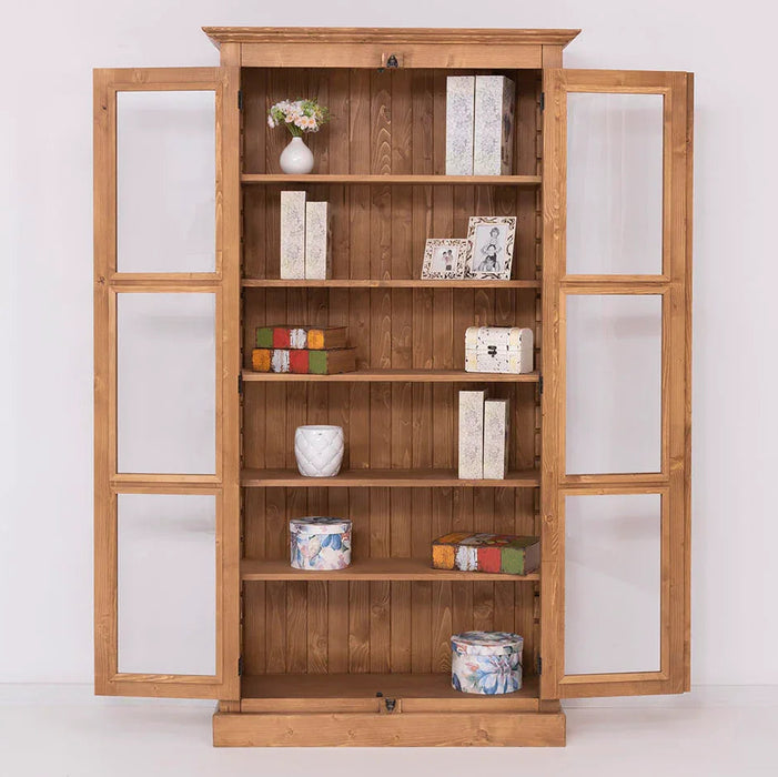 Massiver Schaukasten mit externem Verschlusssystem | Bücherregal | Vitrine