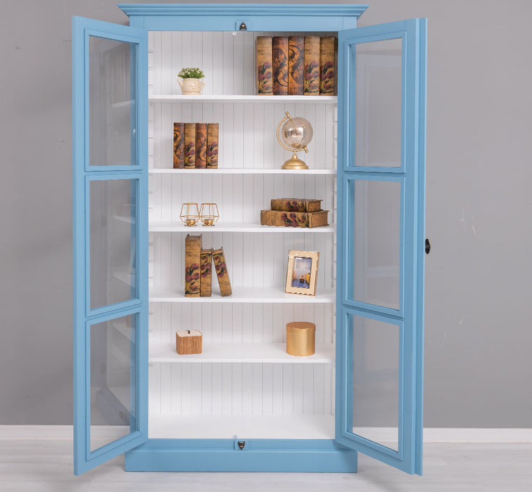 Massiver Schaukasten mit externem Verschlusssystem | Bücherregal | Vitrine