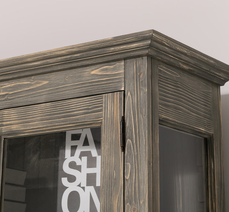 Massiver Schaukasten mit externem Verschlusssystem | Bücherregal | Vitrine