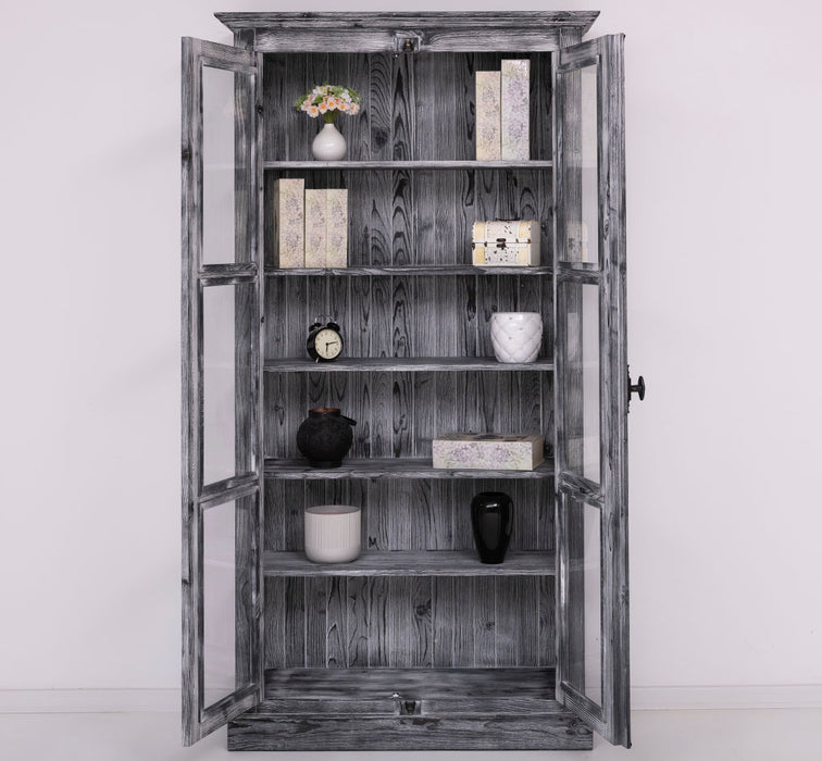 Massiver Schaukasten mit externem Verschlusssystem | Bücherregal | Vitrine