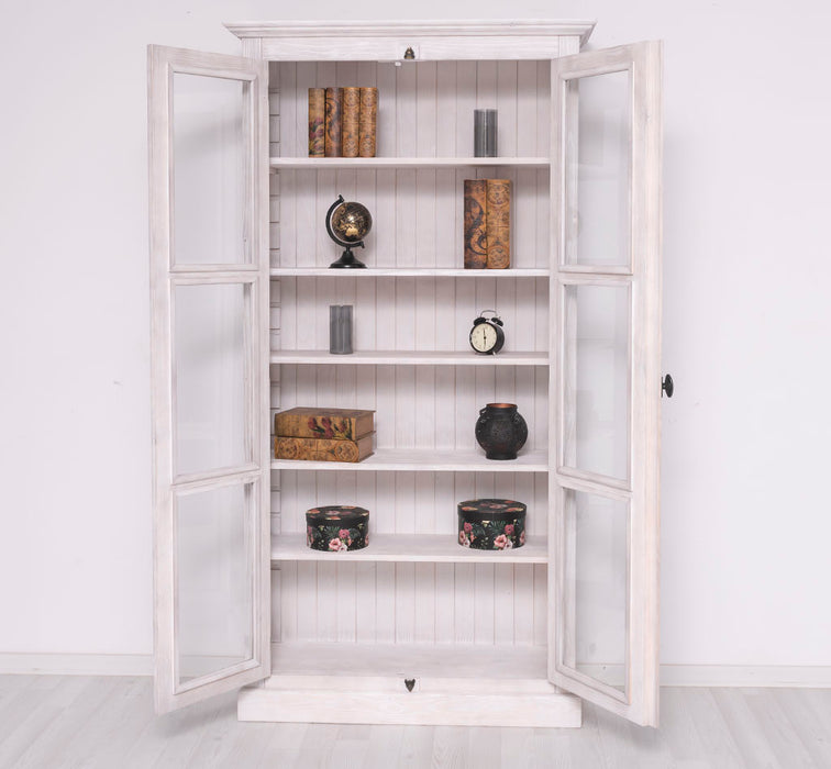 Massiver Schaukasten mit externem Verschlusssystem | Bücherregal | Vitrine