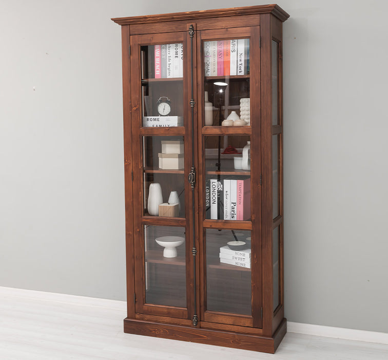 Massiver Schaukasten mit externem Verschlusssystem | Bücherregal | Vitrine