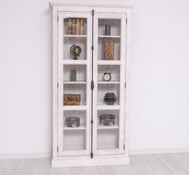 Massiver Schaukasten mit externem Verschlusssystem | Bücherregal | Vitrine