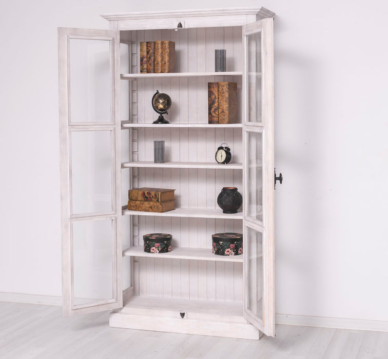 Massiver Schaukasten mit externem Verschlusssystem | Bücherregal | Vitrine