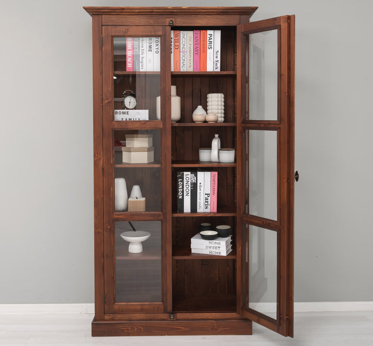 Massiver Schaukasten mit externem Verschlusssystem | Bücherregal | Vitrine