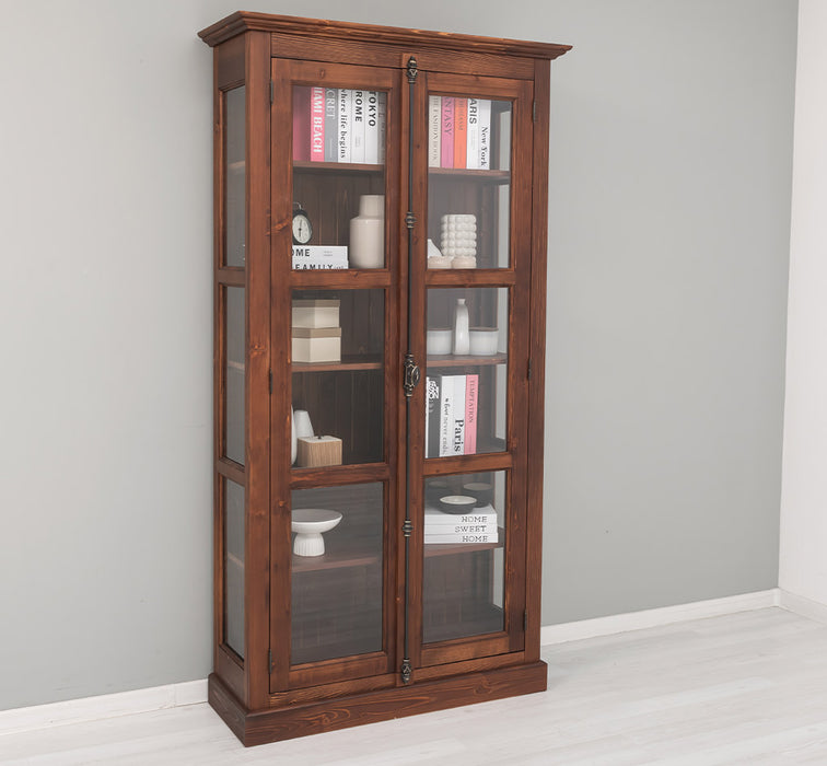 Massiver Schaukasten mit externem Verschlusssystem | Bücherregal | Vitrine