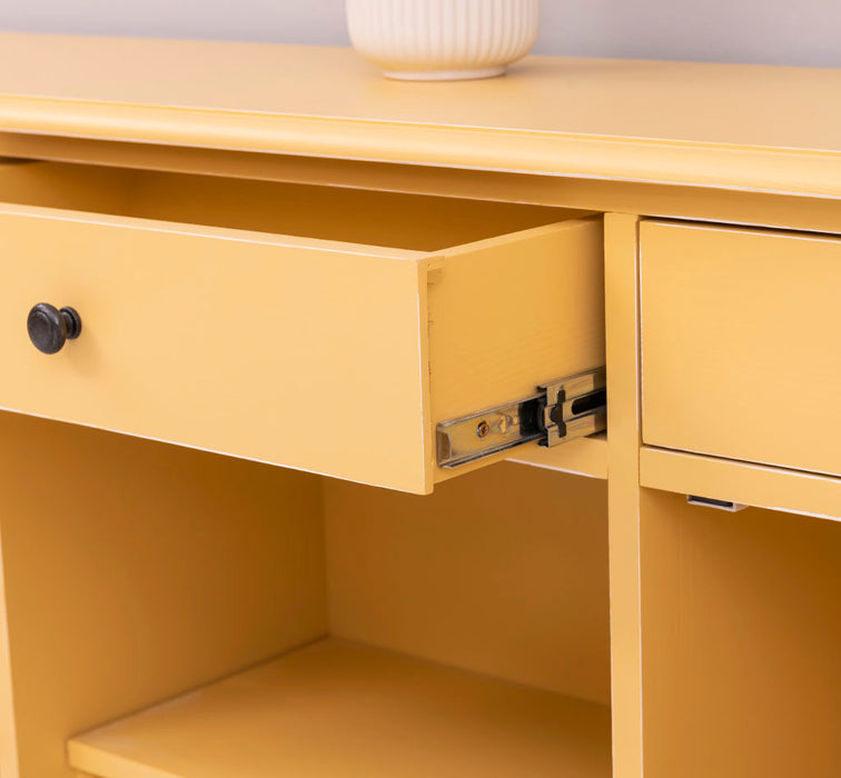 Massives Landhaus Sideboard mit 3 Schubladen & 2 Schränken
