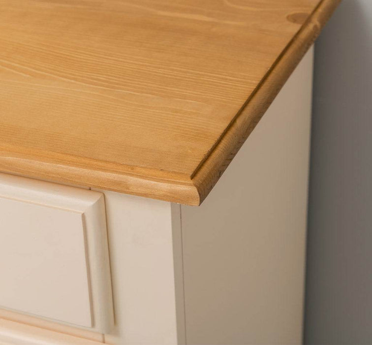 Massives Sideboard mit zwei Schubladen und Schranktüren -