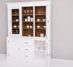 Geschirrschrank aus Massivholz | Vitrine | 2-teilig mit Schubladen -