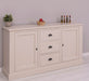 Massivholz Sideboard im Landhausstil mit drei Schubladen und zwei Türen -