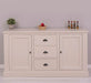 Massivholz Sideboard im Landhausstil mit drei Schubladen und zwei Türen -