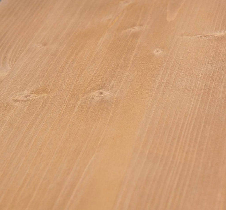 Nachttisch aus Massivholz | Beistelltisch mit Schranktür und offenem Fach - Rosa