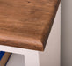 Nachttisch im Landhausstil | Nachtschrank aus Massivholz - Gebürstet - Weiß
