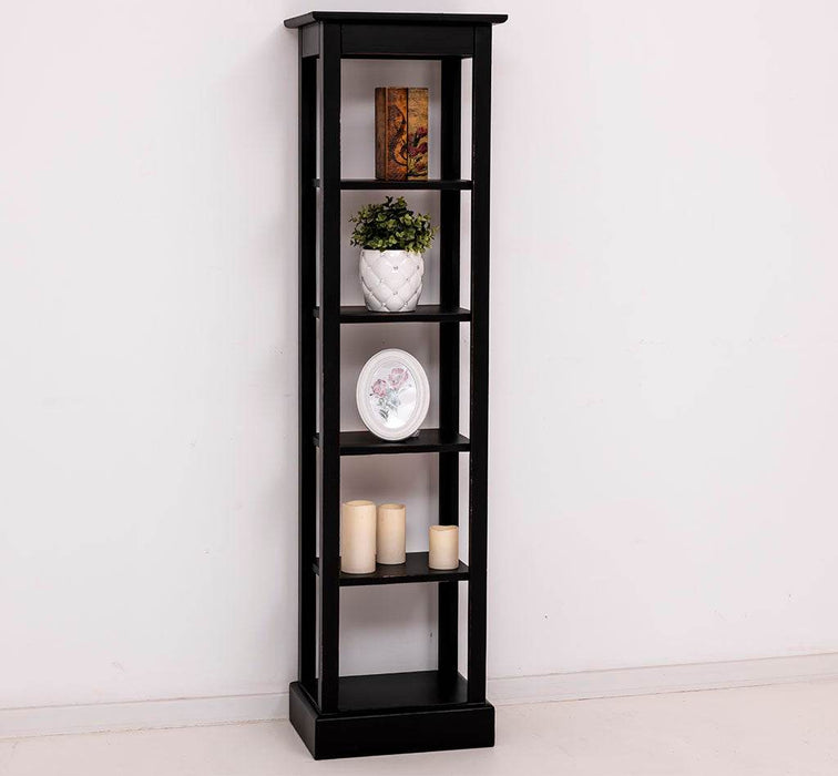 Offenes Regal aus Massivholz - Pflanzensäule in verschiedenen Farben -