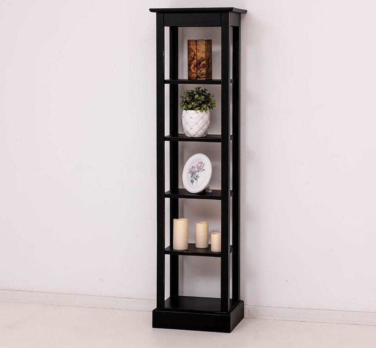 Offenes Regal aus Massivholz - Pflanzensäule in verschiedenen Farben -