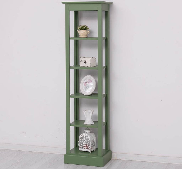 Offenes Regal aus Massivholz - Pflanzensäule in verschiedenen Farben -