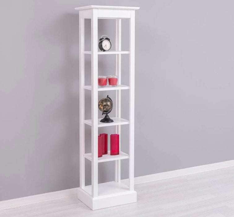 Offenes Regal aus Massivholz - Pflanzensäule in verschiedenen Farben -