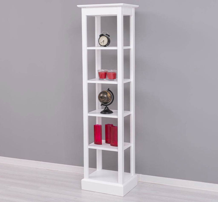 Offenes Regal aus Massivholz - Pflanzensäule in verschiedenen Farben -