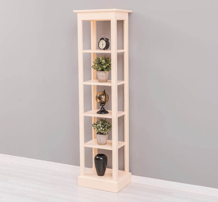 Offenes Regal aus Massivholz - Pflanzensäule in verschiedenen Farben -